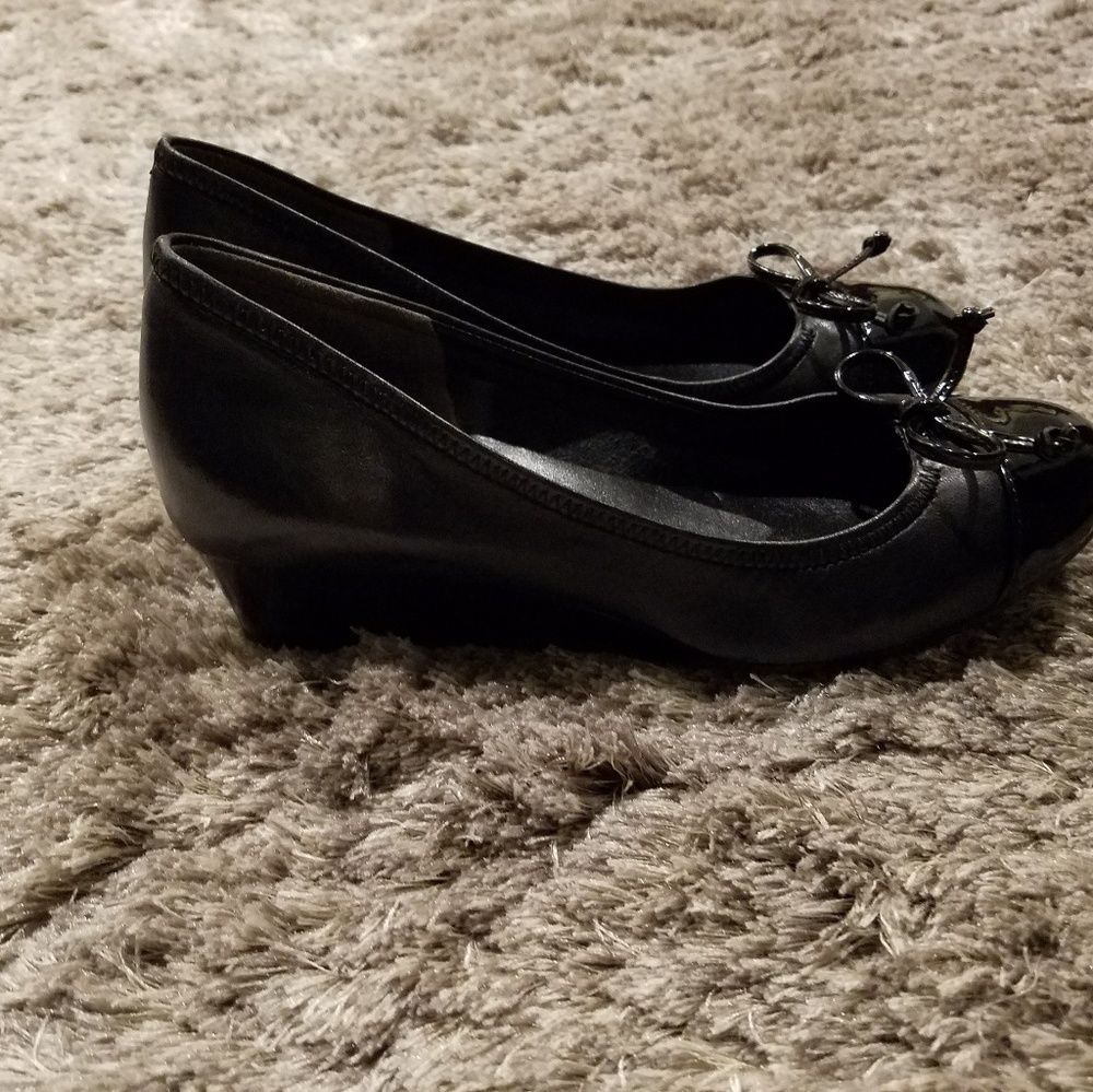 Cole Haan Nike Air black wedge